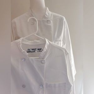 Chef coat | cook uniform white | 2 pack